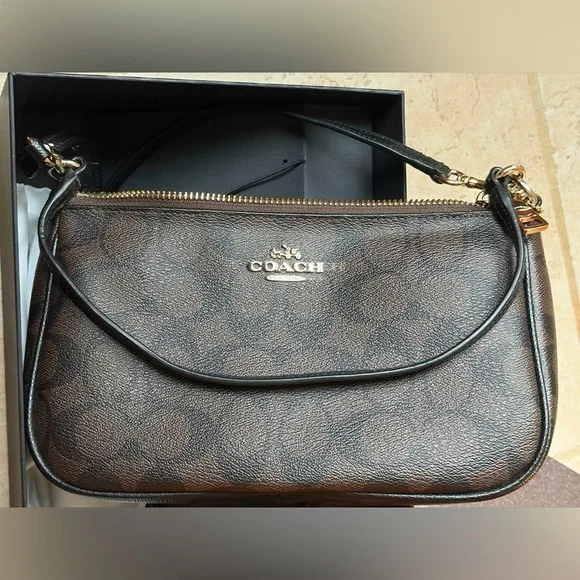 Coach Signature Crossbody bag Brown/Black - Picture 3 of 17